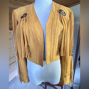 BEAUTIFUL DEER SKIN FRINGE JACKET